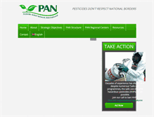 Tablet Screenshot of pan-international.org